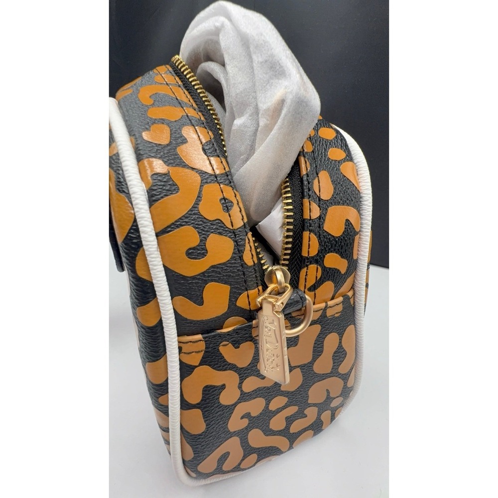 NEW Make a bold statement with the Von Dutch Orange Cheetah Bowling Bag – Small - Picture 7 of 10